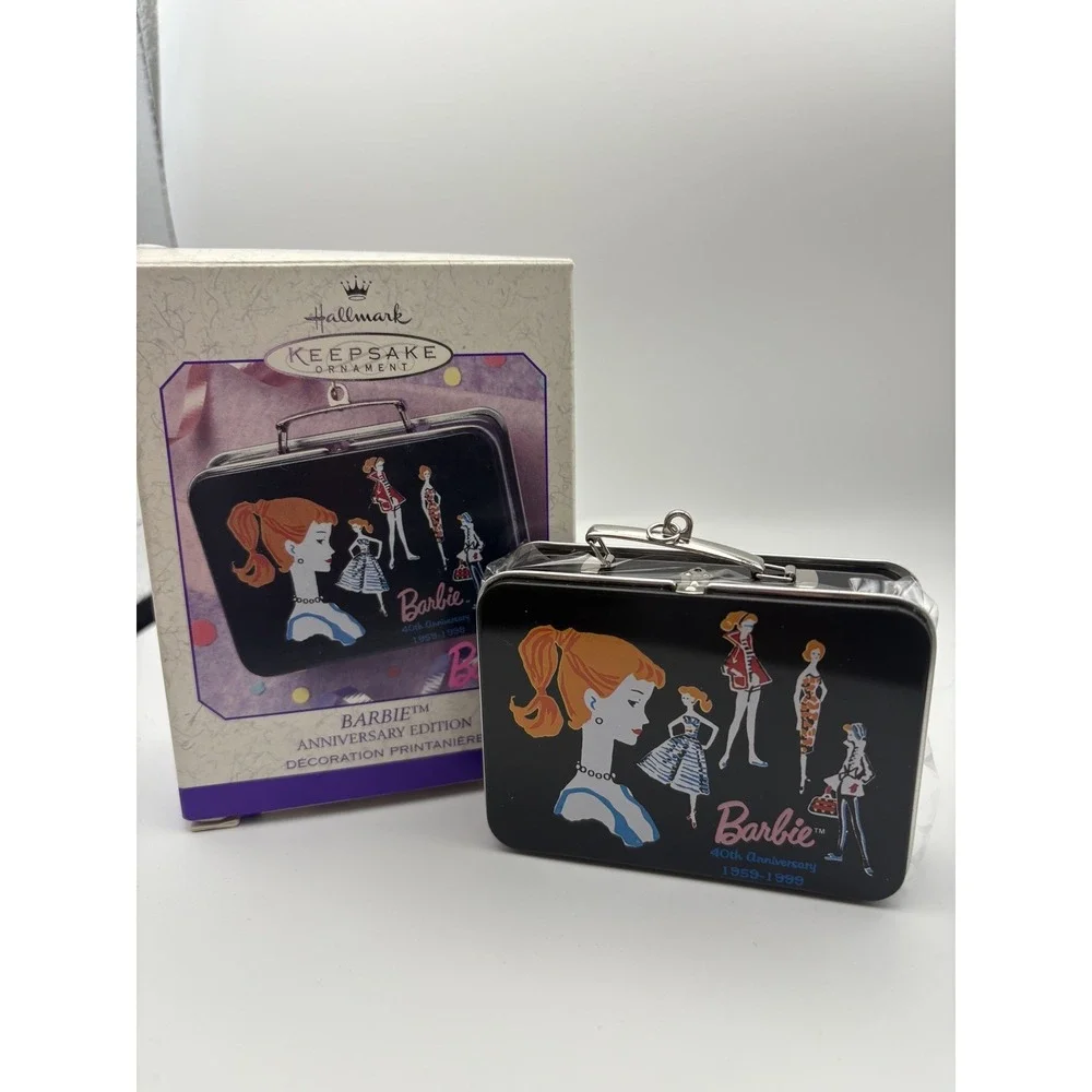 Hallmark Keepsake Barbie 40th Anniversary Edition Lunchbox Ornament, 1999